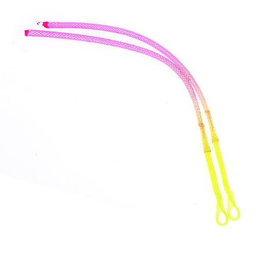 Hanak Braided Loop Connector Pink Chartreuse