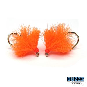 5 Mixed Orange Micro Fab Blobs. SIZE 12 